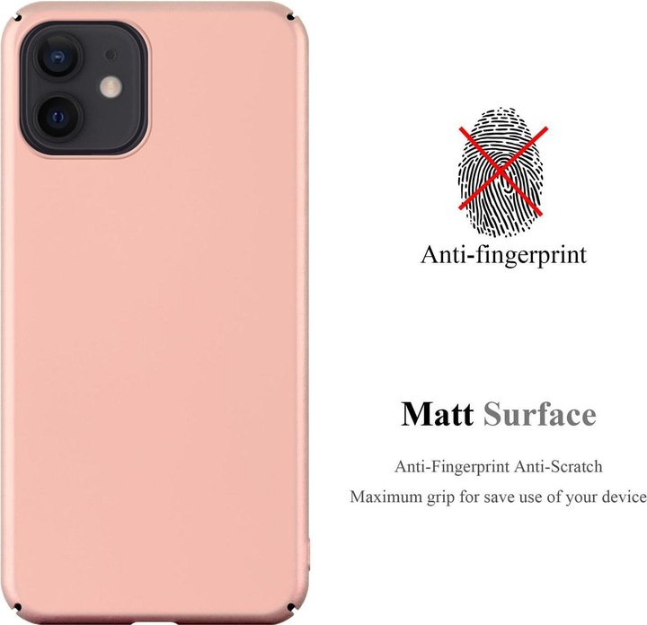 Produktbild Cadorabo Hard Cover Matt Metall Cover (Apple iPhone 12, Realme 12 Pro+)