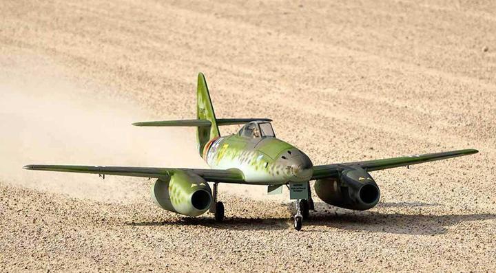 Produktbild Freewing messerschmitt me 262 "yellow 7" v2 twin 70mm edf jet - pnp inrunner motor (Jet)