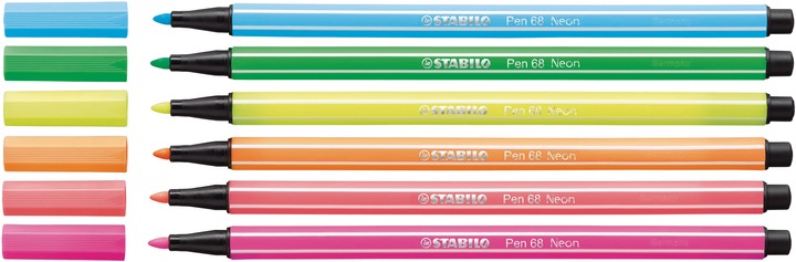 Actual product image STABILO Fibre Pen 70 (Multicoloured, 6 x)