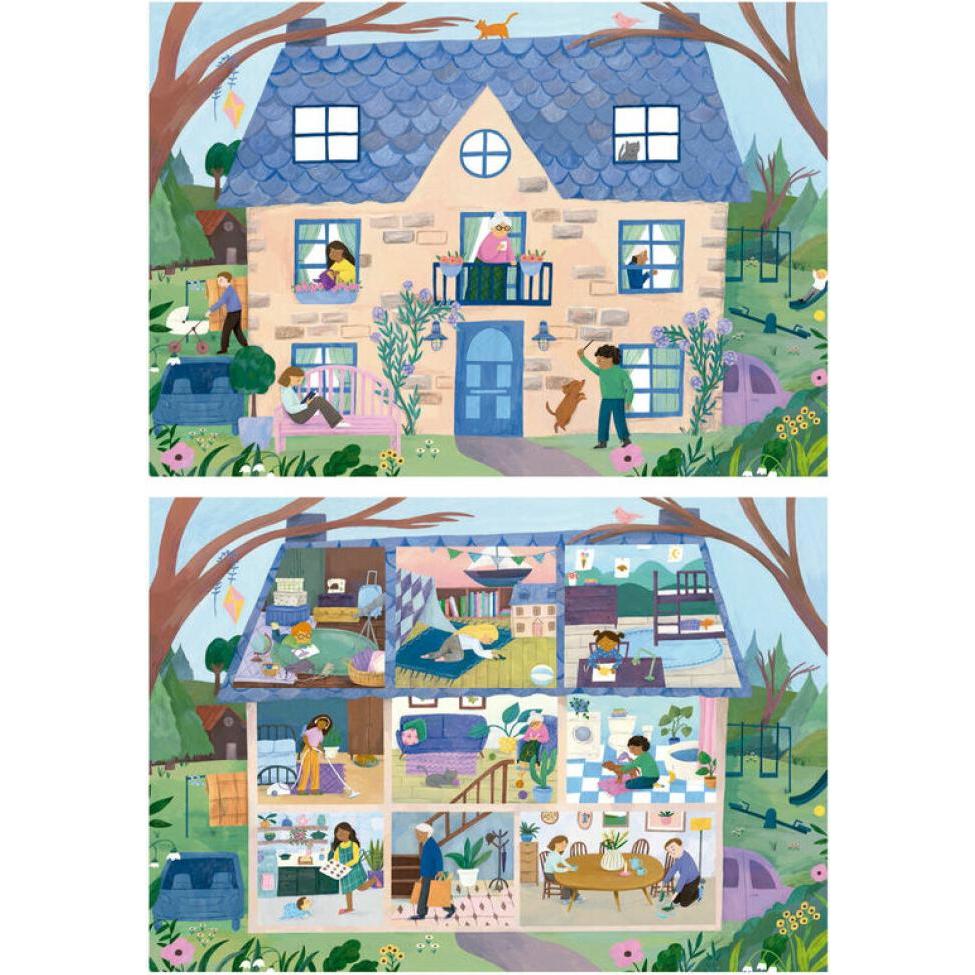 Thumbnail - Educa Παζλ 2×100Τεμ. Inside/Outside House 19957