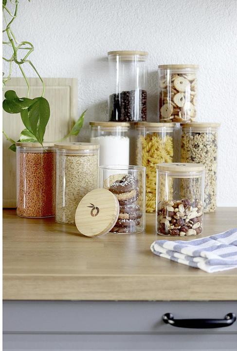 Produktbild Pandoo Vorratsglas mit Bambusdeckel (1 l)