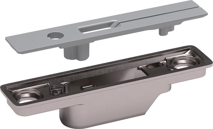 Italiana Ferramenta Frontbefestigung Kiaro, anthrazit (1 pcs.)