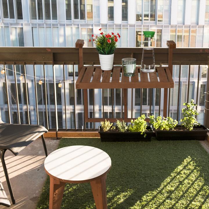 Actual product image Relaxdays Folding balcony-table (69.50 cm)