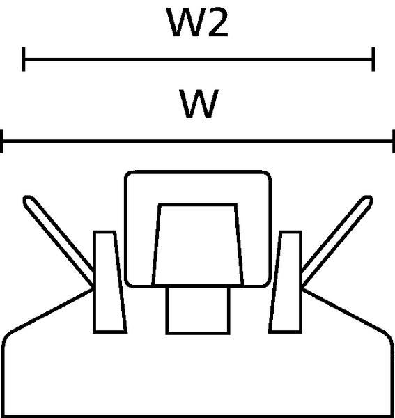 Produktbild HellermannTyton FKH80APT-A-BK Befestigungssockel selbstklebend, schraubbar 151-0 (Befestigungsschlaufen, 86 mm, 25 Stk.)