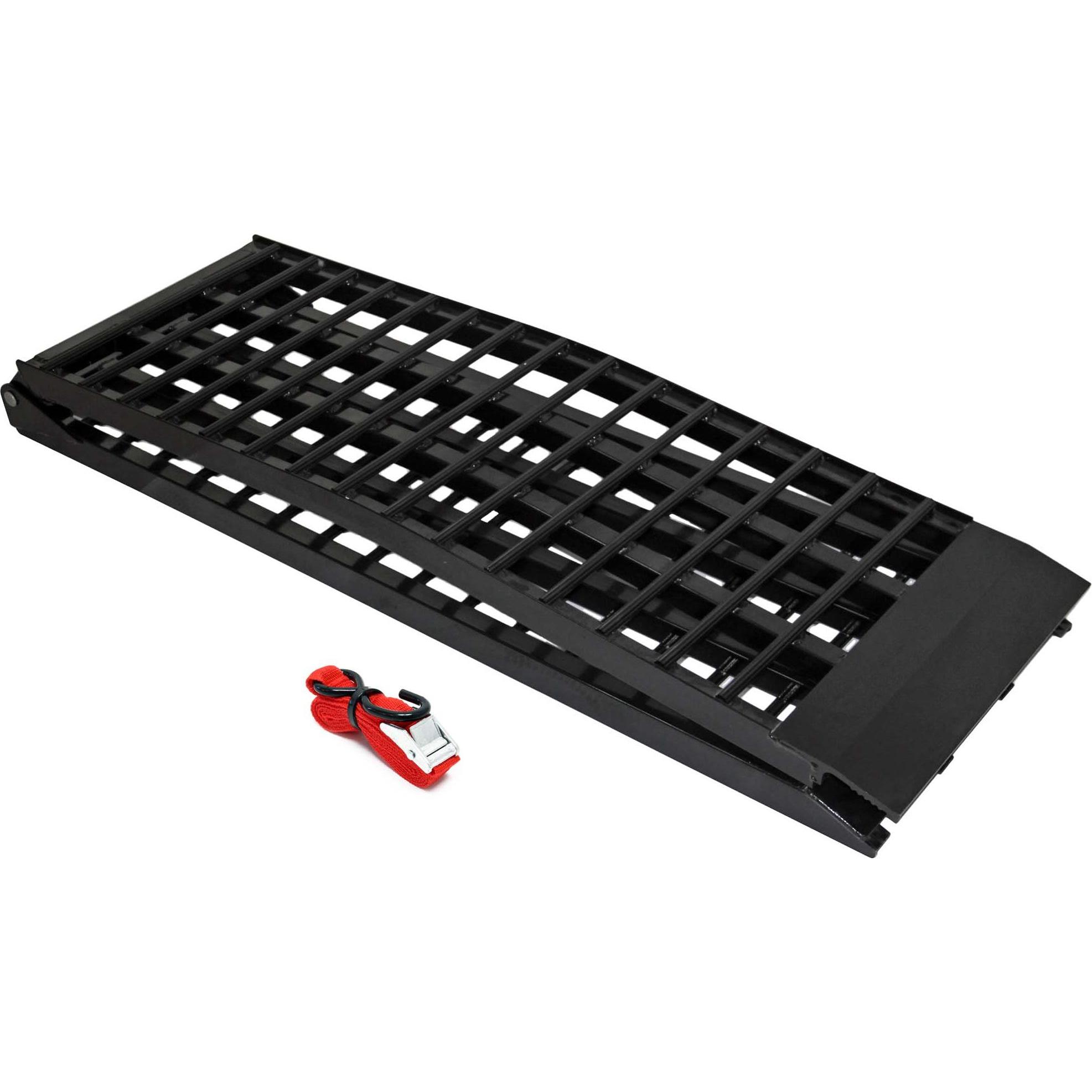 Wiltec, Garagenausstattung, Auffahrrampe 274cm 400kg faltbar Quad ATV Alu Laderampe Auffahrschiene