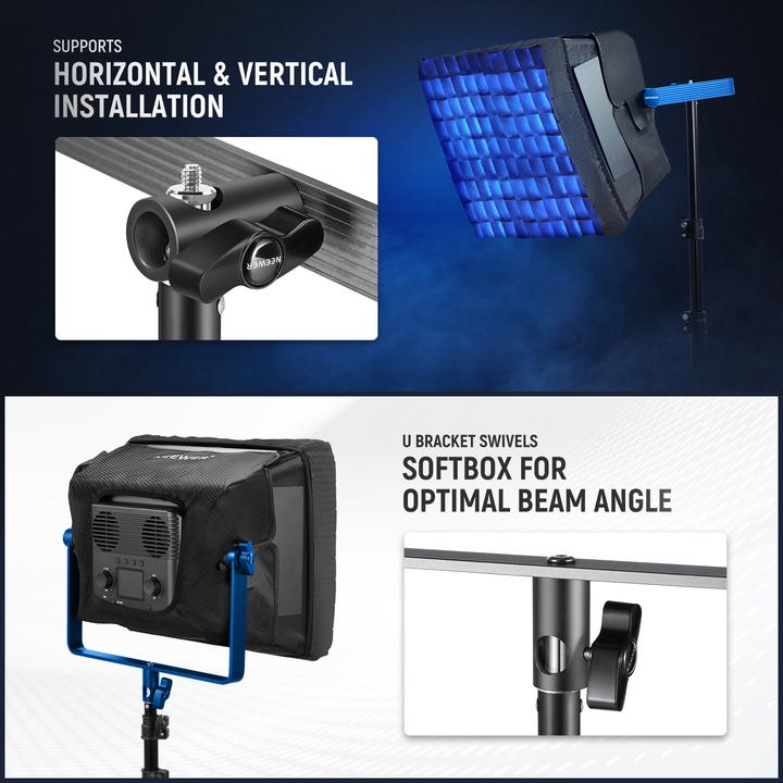 Image du produit Neewer LED Light Softbox With Grid For Pl60C