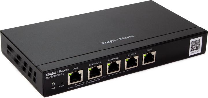 Ruijie NET ROUTER 1000M 5PORT 4POE+