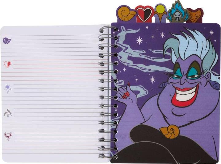 Actual product image Loungefly Disney Villains by Notebook Tab Journal (16 x 21 cm)