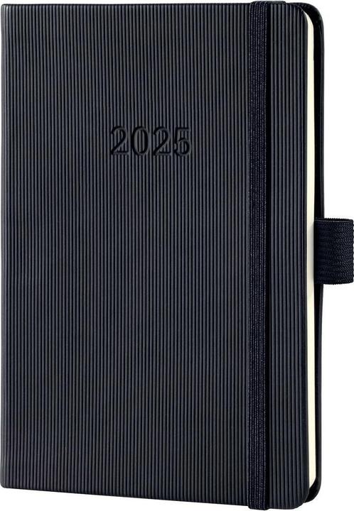 Actual product image Sigel Weekly calendar 2025 C2513 1W/2S black 15.1x10.8cm (German)