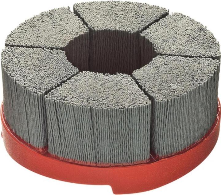 Actual product image Lessmann Disc brush HFB Ø 75 mm bore ceramic grain 120 3600 min-¹ (120)