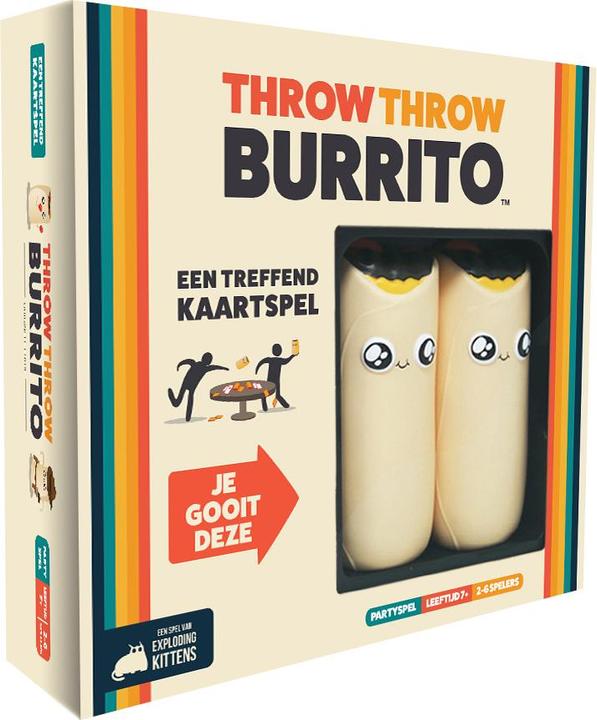 Actual product image Asmodée Throw throw burrito NL (Dutch, 2 - 6 Players)