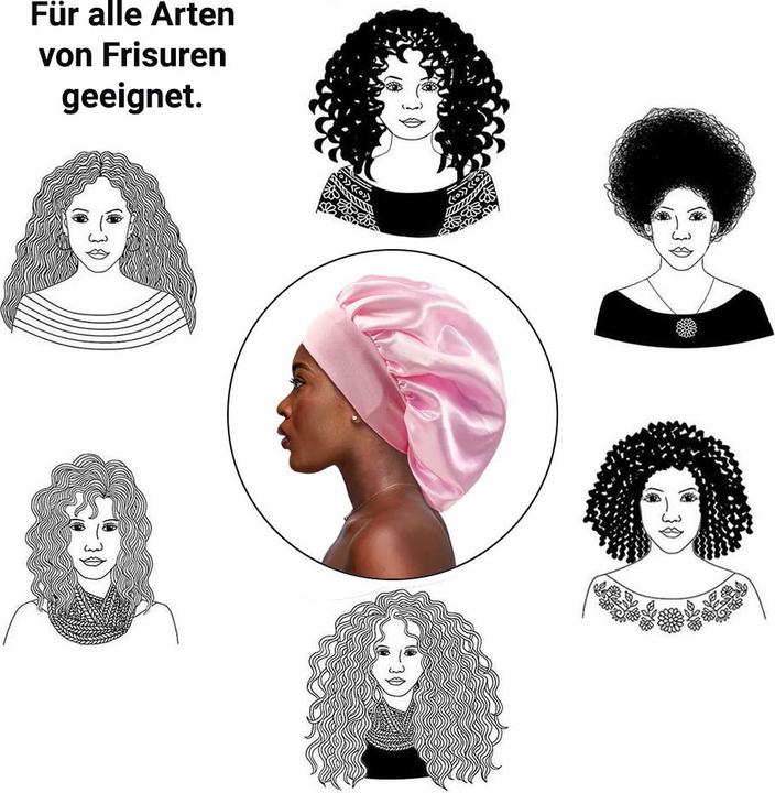 Produktbild Silana Beauty Satin Haarschlaf-Haube
