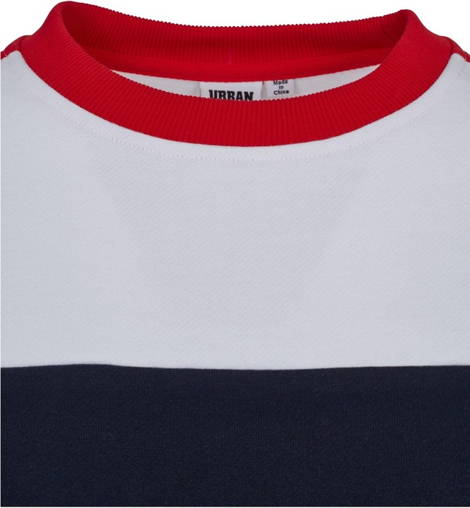 Produktbild Urban Classics Ladies Cropped 3-Tone Stripe Crew (XL)