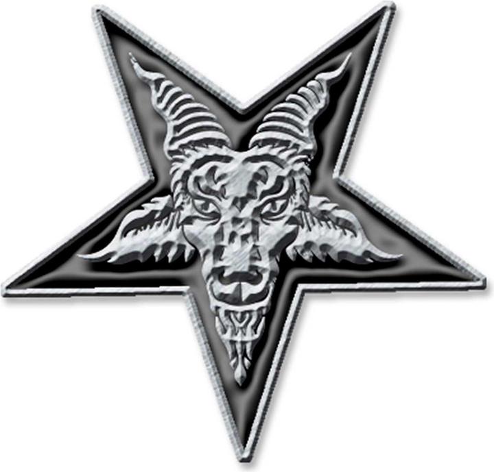Actual product image Generic Pentagram The Devil Badge