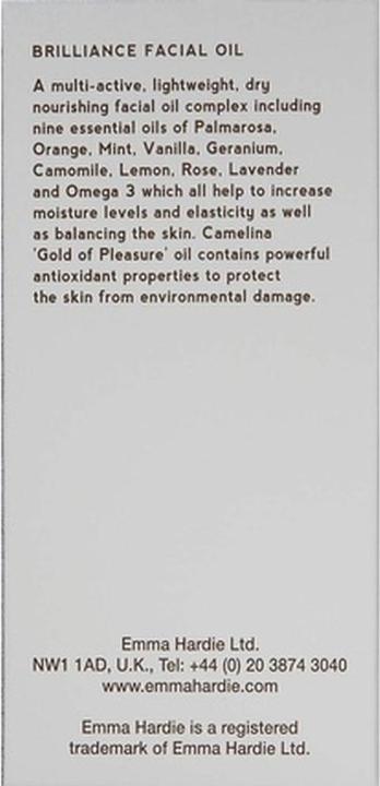Actual product image Emma Hardie Brilliance Facial Oil (30 ml, Day cream)