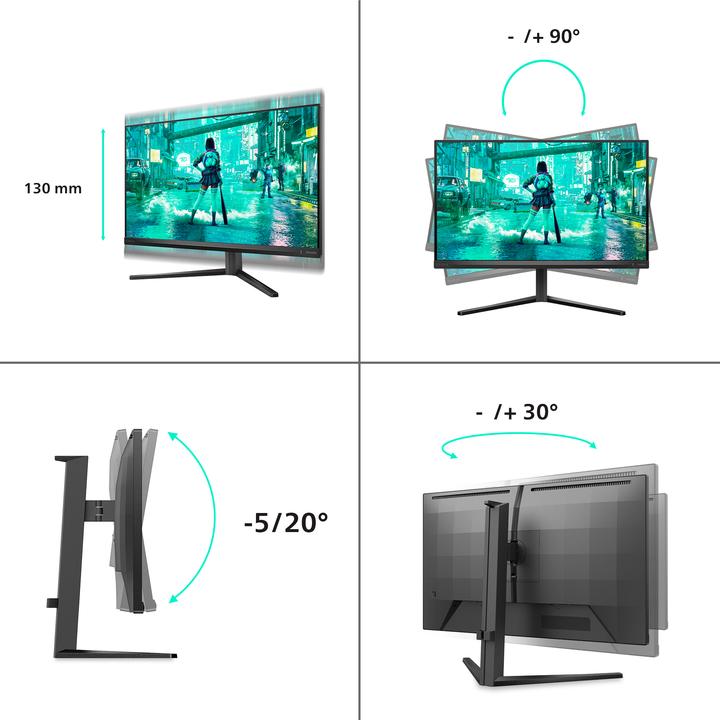 Actual product image Philips Evnia 3000 27M2N3200A (1920 x 1080 pixels, 27")