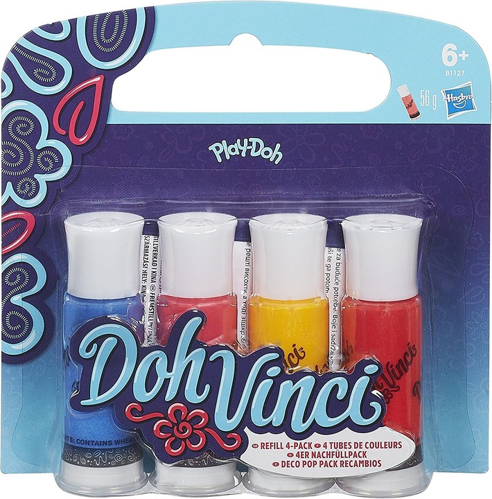 Productafbeelding Hasbro DohVinci 4-pack patronen assorti
