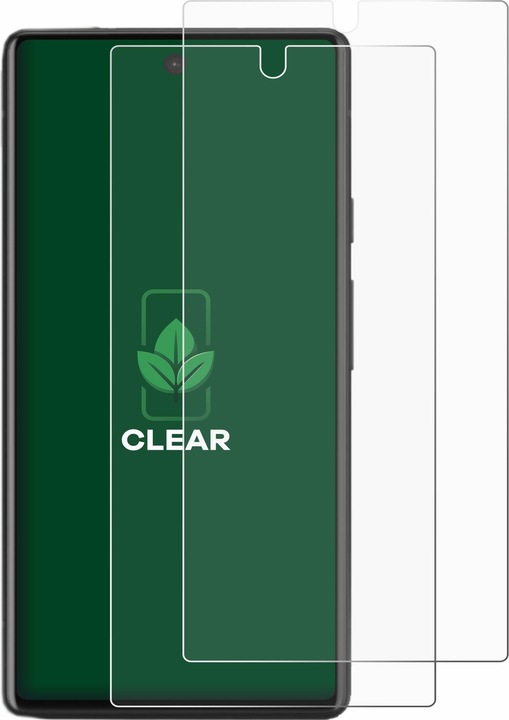 Actual product image ScreenLeaf Protective film sustainable screen protector screen protector film clear transparent (2 Piece, Google Pixel 6a)