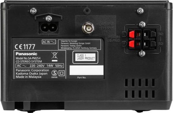 Produktbild Panasonic Sc-Pm254 (Bluetooth, CD Player, 2x 20 W)