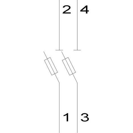 Thumbnail - 6x Siemens, Sicherung, SIEM 3NW7523-0HG Einbau-Zylindersicherungssockel 2pol., B= 1 (Zylindersicherung)