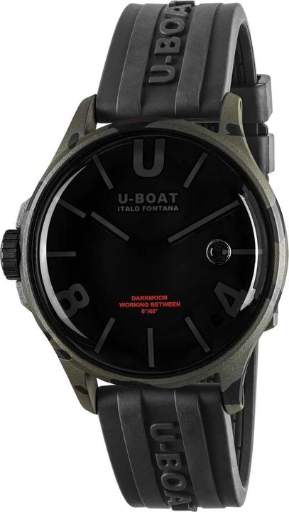 Actual product image U-Boat 9552 Darkmoon Grey Camouflage Men's Watch 40mm 5ATM (Analogue wristwatch, 40 mm)