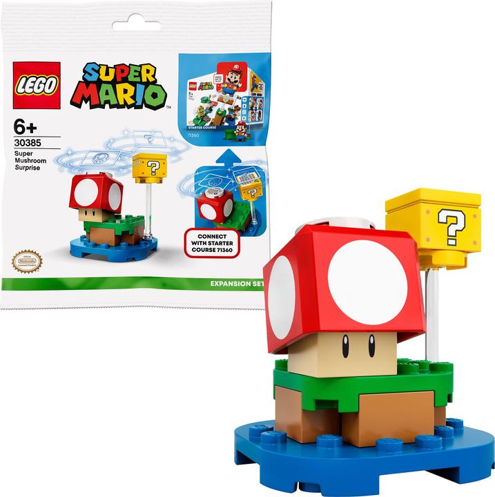 Actual product image LEGO Super Mario Super Mushroom Surprise Expansion Set (30385, LEGO Super Mario)