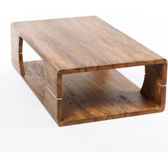 Thumbnail - SIX, Couchtisch + Beistelltisch, Couchtisch No. 636 Palisander Sheesham Stone Finish 100x60x30 cm (100 x 60 x 30 cm)
