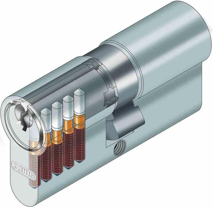 Actual product image Abus Profile double cylinder C 73 N 35/45 mm Emergency and hazard function beidseitig mit Not- und Gef... (Profile cylinder)