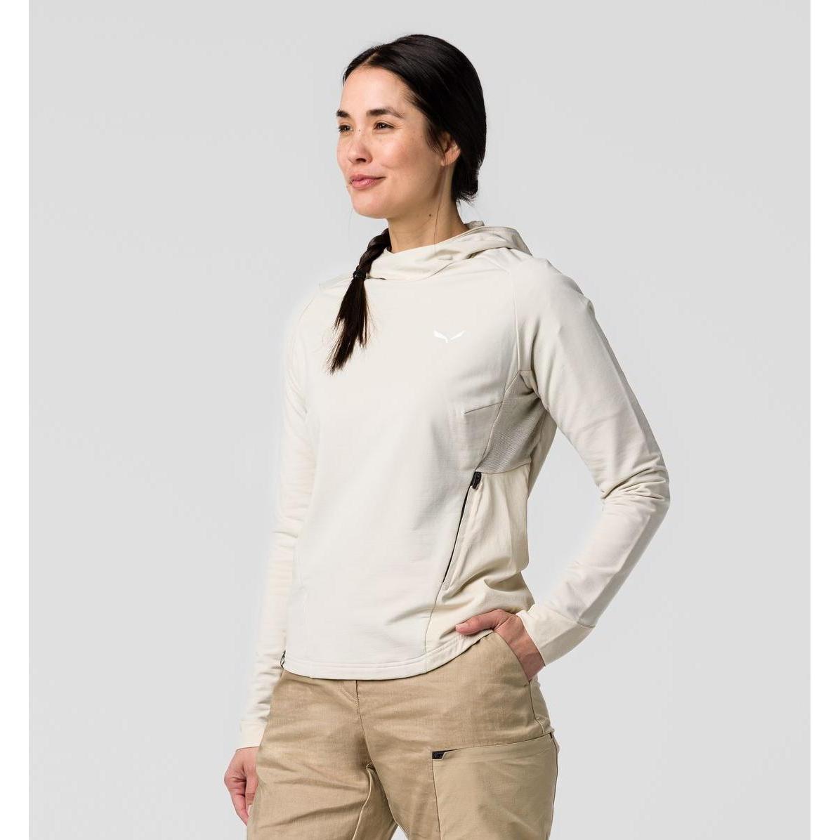 Thumbnail - Salewa, Damen, Pullover, Puez Merino Durastretch Kapuzenpulli Da, Grau, (48)