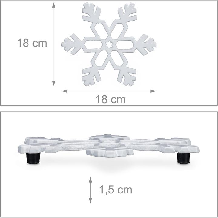 Produktbild Relaxdays 2x Topfuntersetzer (2 x, Pfannenuntersetzer)