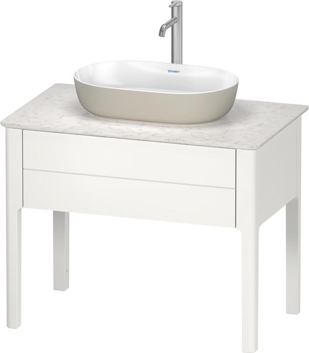 Produktbild Duravit Aufsatzbecken LUV o ÜL HLB 600x400mm o HL gr seidenmatt WG (400 mm, 600 mm)