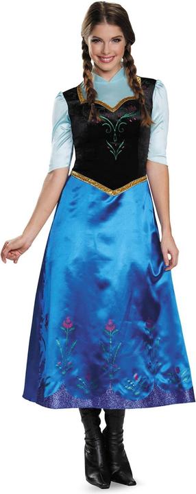 Actual product image Disney Frozen Womens/Ladies Travelling Classic Anna Costume Set (L)