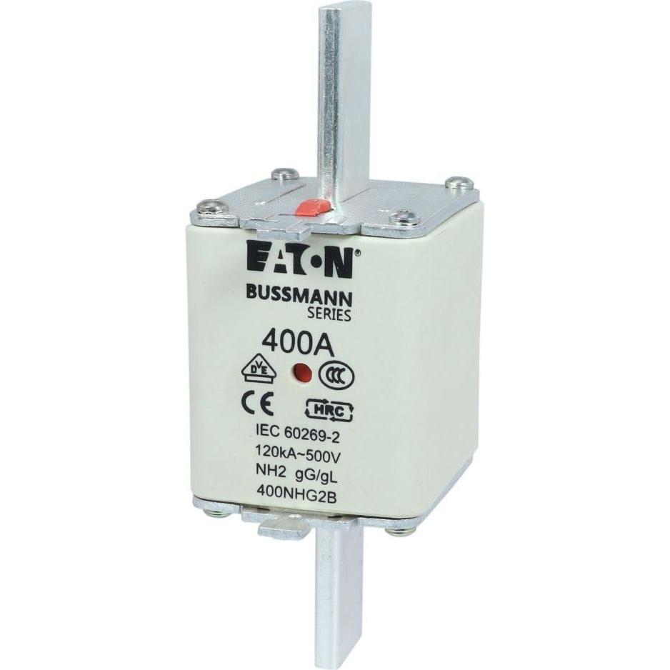 Thumbnail - Eaton, Sicherung, 400NHG2B NH-Sicherung mit mechanischer Sicherungsanzeige Sicherungsgrösse = 2 400A 500V 3St. (NH-DIN S...