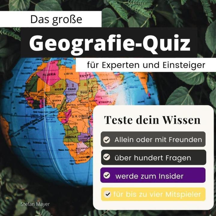 Produktbild Mayer:Das grosse Geografie-Quiz für Expe (Deutsch)