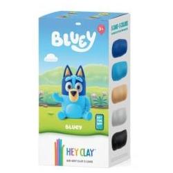 Tm Hey Clay - Bluey-Figur + Zubehör 5er-Pack