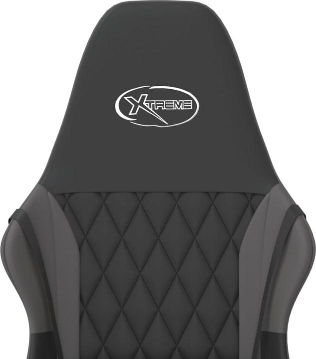 Image du produit vidaXL Gaming-Stuhl Schwarz und Grau Kunstleder,Farbe: Schwarz
