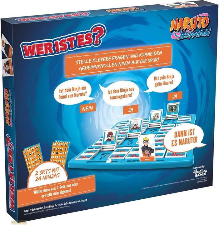 Actual product image Winning Moves Wer ist es? Naruto (German, 2 Players)