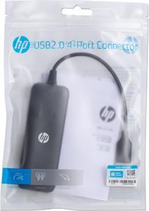 Actual product image HP USB (2.0) Hub 4-port, DHC-CT110C, black, Hewlett-Packard (4 ports)