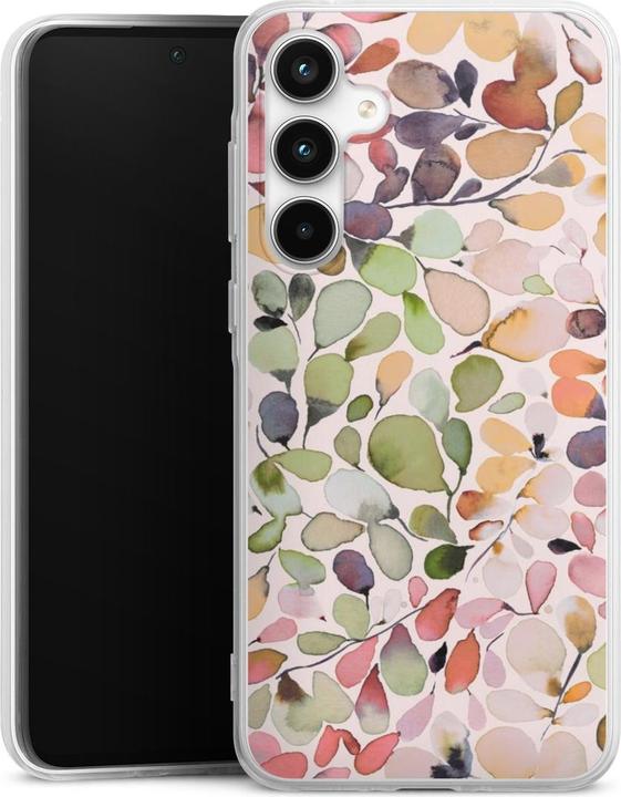 Produktbild DeinDesign Silikon Hülle für Samsung Galaxy A35 5G Handyhülle Case Smartphone Schutzhülle Eukalyptus Muster (Samsung Galaxy A35)