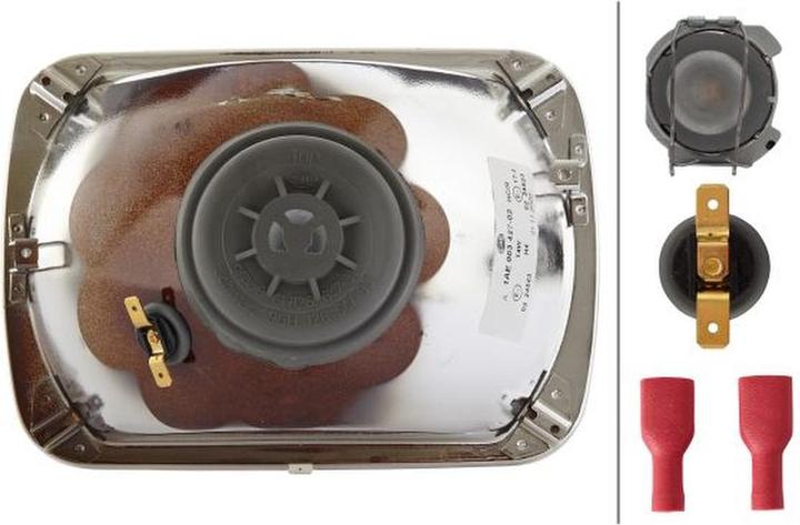 Produktbild Hella Scheinwerfereinsatz Scheinwerfer Halogen für TOYOTA COROLLA Liftback