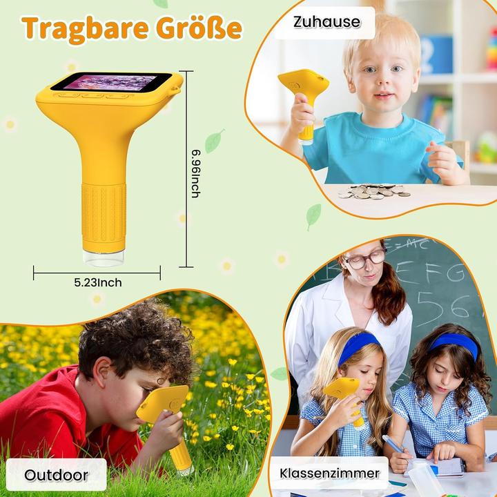 Actual product image PlayDen Digitales Kindermikroskop mit LCD-Bildschirm
