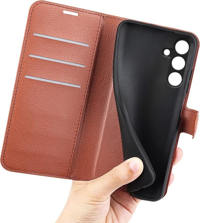 Actual product image Cover-Discount FE - Leather case cover (Samsung Galaxy S24 FE)