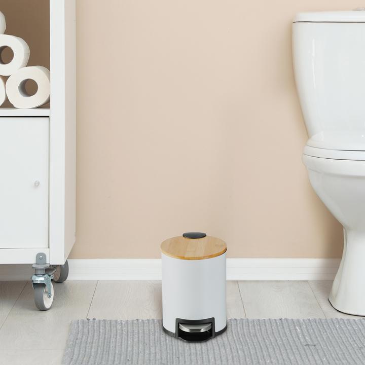 Actual product image Relaxdays Bathroom waste bin (3 l)