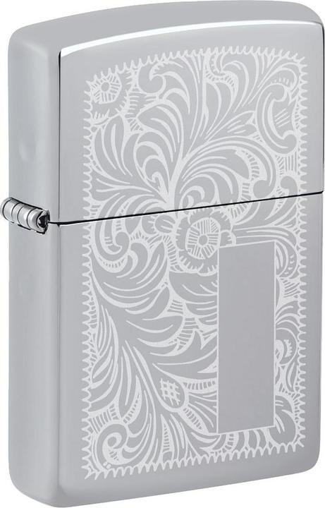 Actual product image Zippo lighter, chrome-plated / verz.