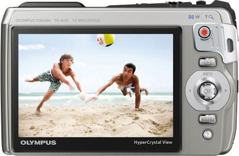 Actual product image Olympus Tough TG-820, 12MP, 3D, 5x Zoom, Waterproof, Silver (1/2,3'')