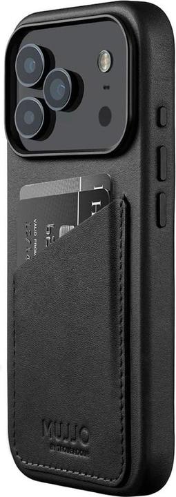 Mujjo Wallet Leather Case - Lederhülle für das iPhone (Apple iPhone 17 Pro)