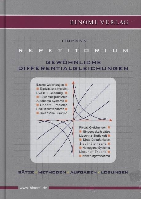 Repetitorium der gewöhnlichen Differenzialgleichungen (Deutsch, Steffen Timmann, 2010)
