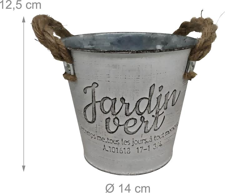 Productafbeelding Relaxdays 3er Blumentopf-Set (14 cm)