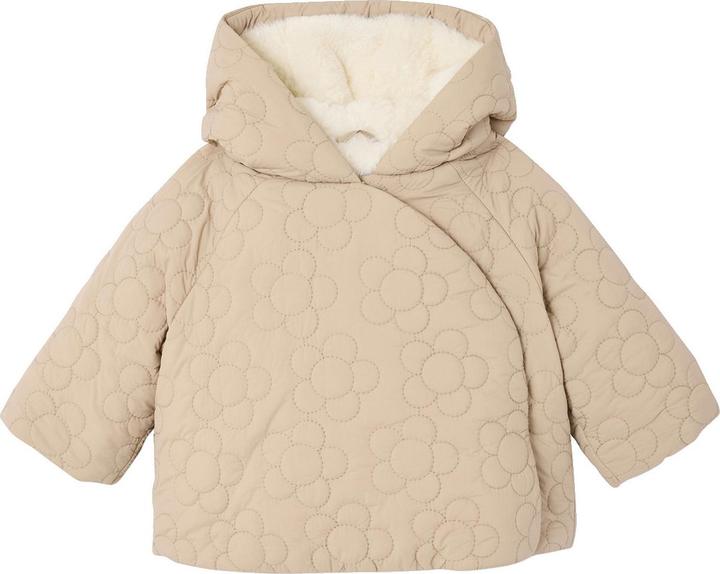 Produktbild Vertbaudet Baby Steppjacke mit Blumensteppung und Kunstfellfutter (98)