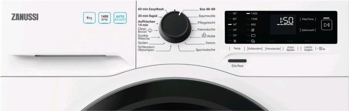 Actual product image Zanussi Washing machine (9 kg, Left)